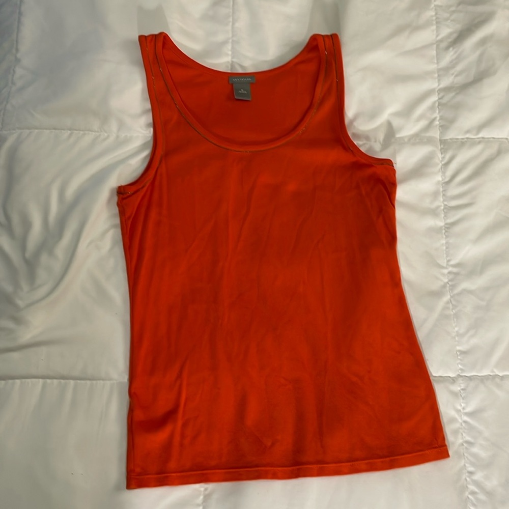 Ann Taylor orange tank top